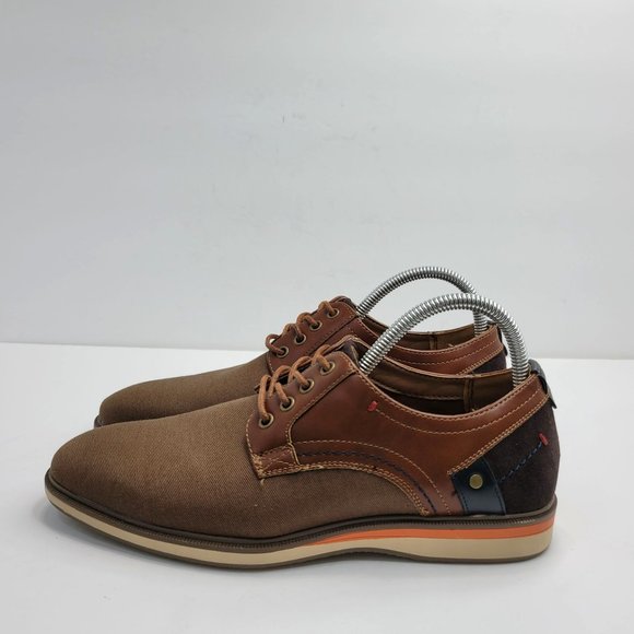 Bruno Marc Oxford Classic Lace Up Men's Brown Casual Shoes LG19012L US Size 7 - Picture 2 of 8
